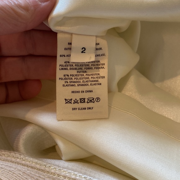 Anthro metallic fun skirt. Dress up for fun or wear for work. - Picture 4 of 4